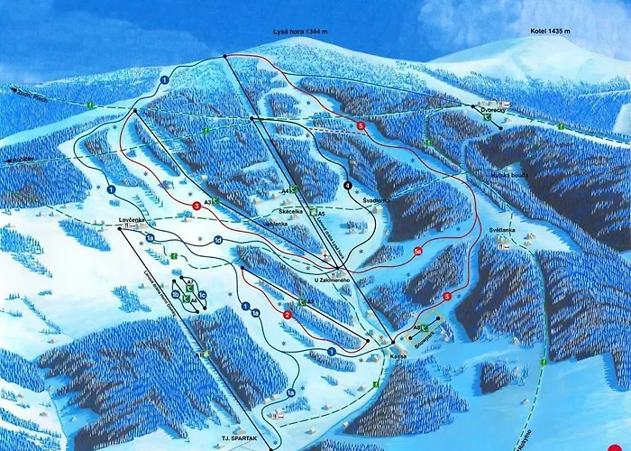 滑雪缆车公寓 捷克布杰约维采